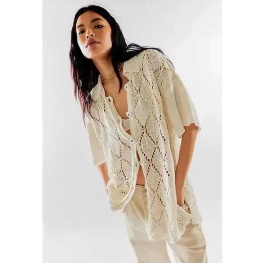 Free People All Love Club Linen Shirt